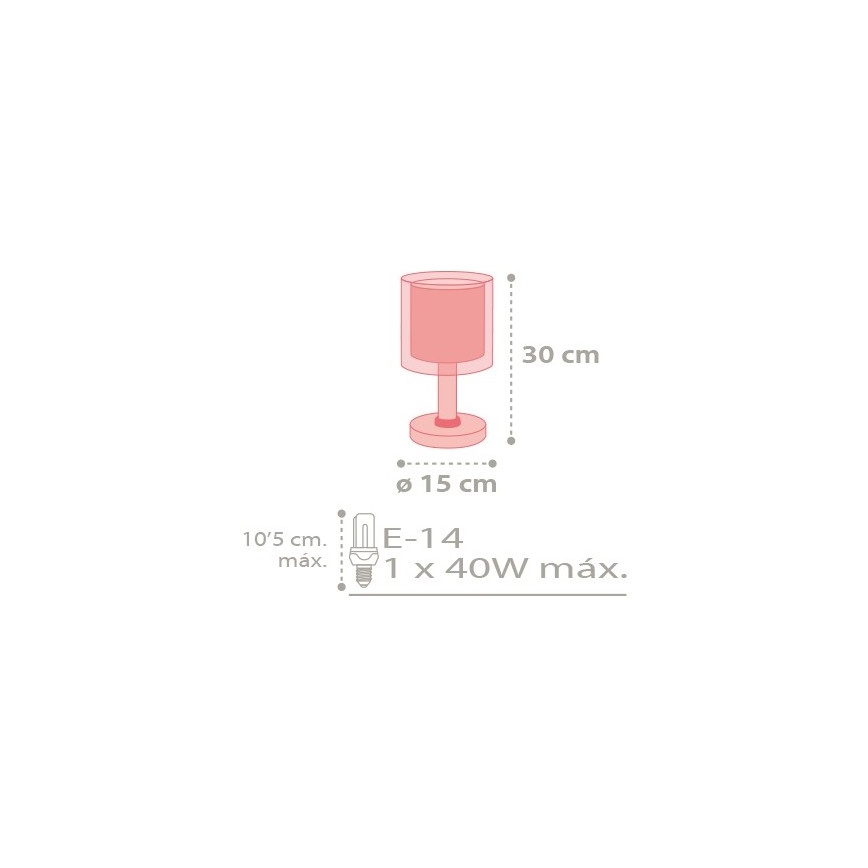 Dalber D-41431 - Detská lampička COLOR RAIN 1xE14/40W/230V