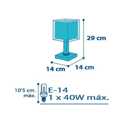 Dalber D-43421 - Detská lampička PETIT MARIN 1xE14/40W/230V