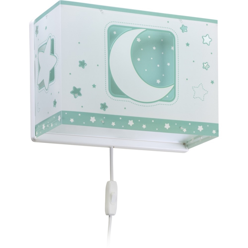 Dalber D-63238H - Detské nástenné svietidlo MOONLIGHT 1xE27/60W/230V
