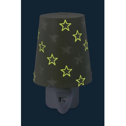 Dalber D-81215E - LED Detské nočné svetlo STARS 1xLED/0,3W/230V