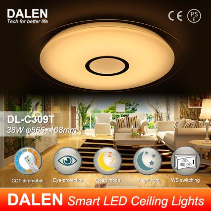 Dalen DL-C309T - LED stmievateľné stropné svietidlo CLASSIC LED/38W/230V