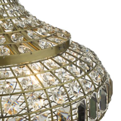 Där Lighting ASM0675 - Luster na reťazi ASMARA 6xE14/40W/230V mosadz