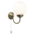 Där Lighting BAR0775 - Kúpeľňové nástenné svietidlo BARCLAY 1xE14/40W/230V IP44 mosadz