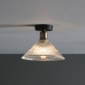 Där Lighting BOY0175 - Stropné svietidlo BOYD 1xE27/60W/230V priemer 25 cm mosadz/číre sklo