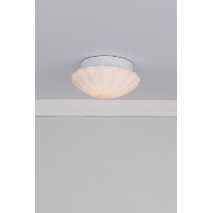 Där Lighting CAF502 - Kúpeľňové stropné svietidlo CAFE 1xE27/60W/230V pr. 27 cm IP44 biela