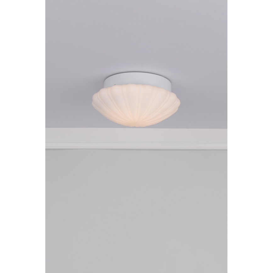 Där Lighting CAF502 - Kúpeľňové stropné svietidlo CAFE 1xE27/60W/230V pr. 27 cm IP44 biela