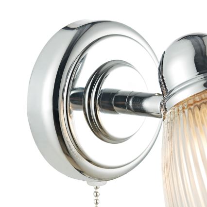 Där Lighting CED0738 - Kúpeľňové nástenné svietidlo CEDRIC 1xG9/25W/230V IP44 lesklý chróm