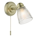 Där Lighting CED0775 - Kúpeľňové nástenné svietidlo CEDRIC 1xG9/25W/230V IP44 mosadz