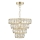 Där Lighting CER0135 - Luster na reťazi CERYS 1xE27/60W/230V zlatý