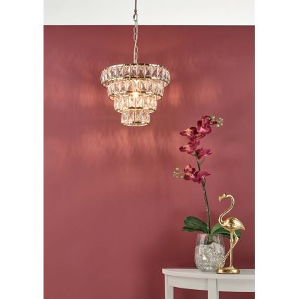 Där Lighting CER0135 - Luster na reťazi CERYS 1xE27/60W/230V zlatý
