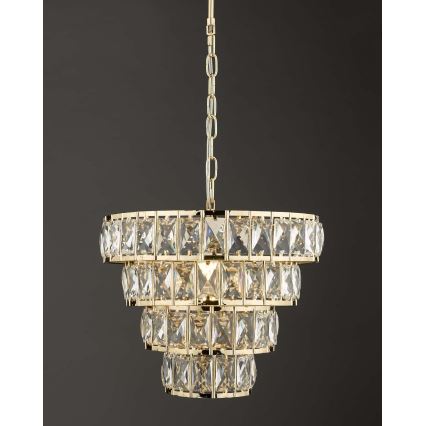 Där Lighting CER0135 - Luster na reťazi CERYS 1xE27/60W/230V zlatý
