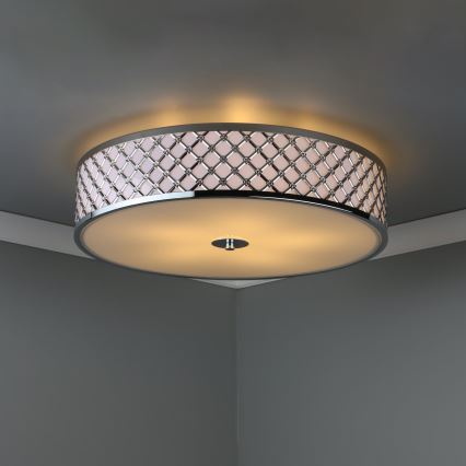 Där Lighting CIV5050 - Stropné svietidlo CIVIC 5xE14/60W/230V priemer 50 cm lesklý chróm