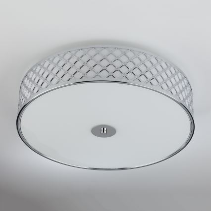 Där Lighting CIV5050 - Stropné svietidlo CIVIC 5xE14/60W/230V priemer 50 cm lesklý chróm