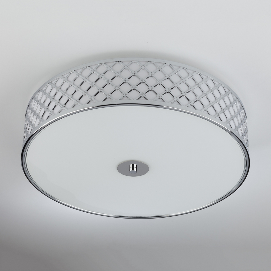 Där Lighting CIV5050 - Stropné svietidlo CIVIC 5xE14/60W/230V priemer 50 cm lesklý chróm