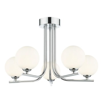 Där Lighting CRA5450-02 - Luster na tyči CRADLE 5xG9/25W/230V lesklý chróm