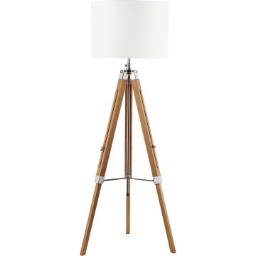 Där Lighting EAS4943 - Stojacia lampa EASEL 1xE27/60W/230V hnedá