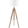Där Lighting EAS4943 - Stojacia lampa EASEL 1xE27/60W/230V hnedá