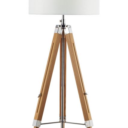 Där Lighting EAS4943 - Stojacia lampa EASEL 1xE27/60W/230V hnedá