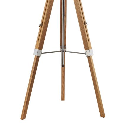 Där Lighting EAS4943 - Stojacia lampa EASEL 1xE27/60W/230V hnedá