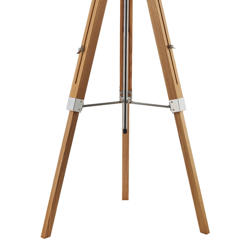 Där Lighting EAS4943 - Stojacia lampa EASEL 1xE27/60W/230V hnedá