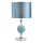 Där Lighting ELS4223 - Stolná lampa ELSA 1xE27/40W/230V modrá/lesklý chróm