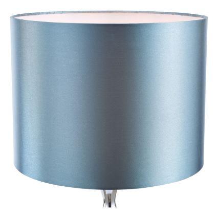 Där Lighting ELS4223 - Stolná lampa ELSA 1xE27/40W/230V modrá/lesklý chróm