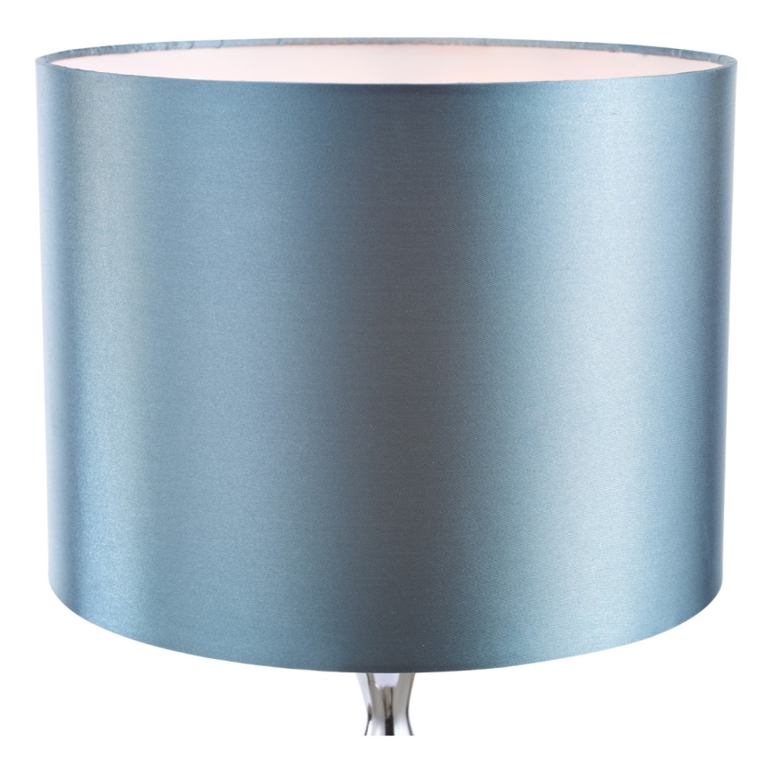 Där Lighting ELS4223 - Stolná lampa ELSA 1xE27/40W/230V modrá/lesklý chróm
