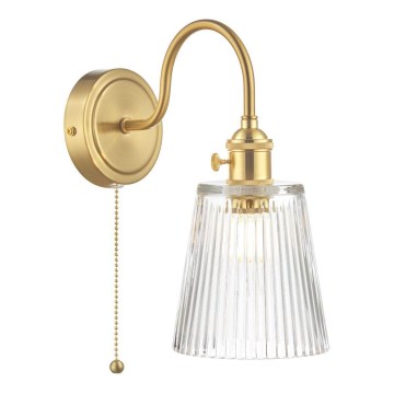 Där Lighting HAD0740-05 - Nástenné svietidlo HADANO 1xE14/40W/230V zlaté