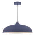Där Lighting KAE0123 - Závesné svietidlo na lanku KAELAN 1xE27/60W/230V modrá