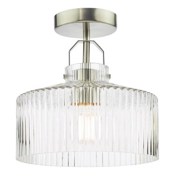 Där Lighting LEN4846 - Prisadený luster LENKA 1xE27/60W/230V matný chróm