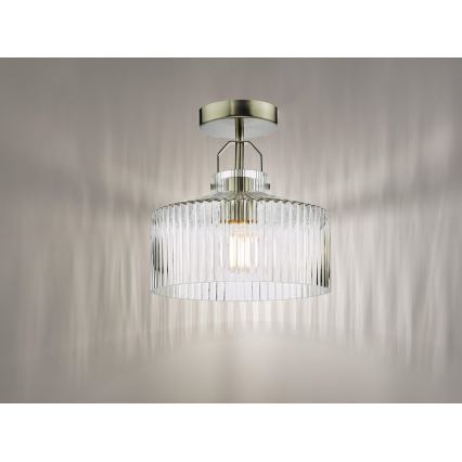 Där Lighting LEN4846 - Prisadený luster LENKA 1xE27/60W/230V matný chróm