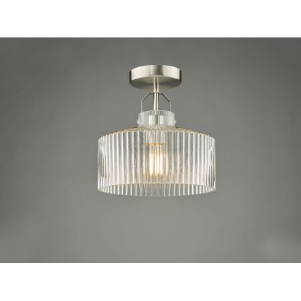 Där Lighting LEN4846 - Prisadený luster LENKA 1xE27/60W/230V matný chróm