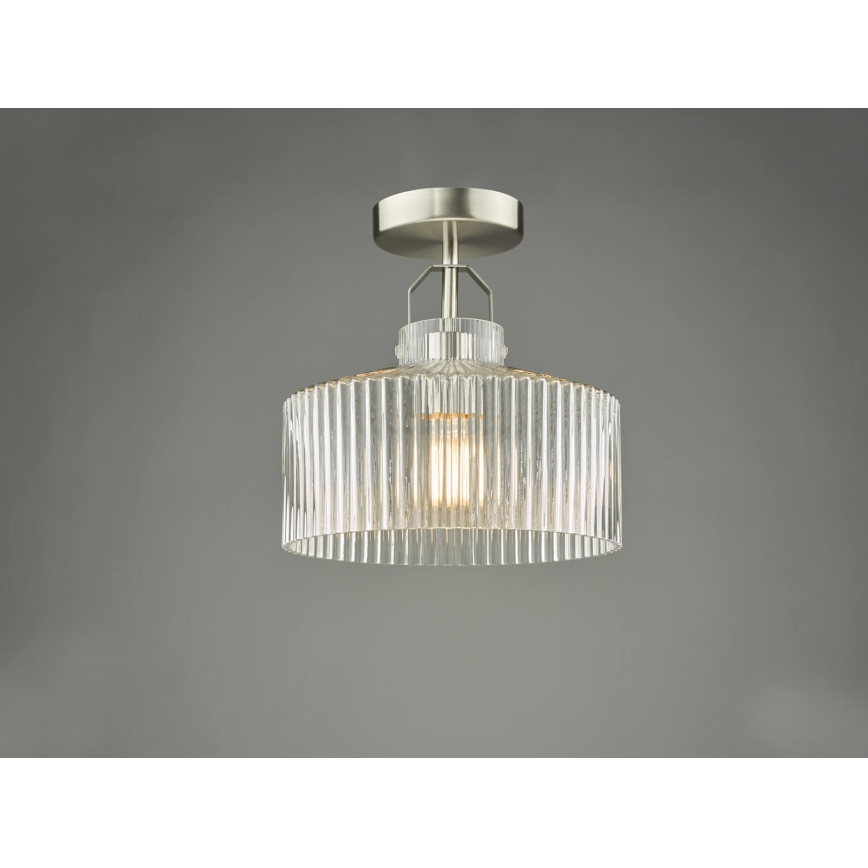 Där Lighting LEN4846 - Prisadený luster LENKA 1xE27/60W/230V matný chróm