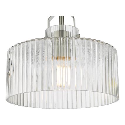 Där Lighting LEN4846 - Prisadený luster LENKA 1xE27/60W/230V matný chróm