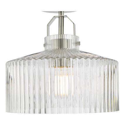 Där Lighting LEN4846 - Prisadený luster LENKA 1xE27/60W/230V matný chróm