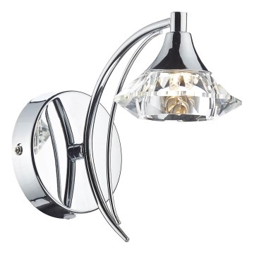 Där Lighting LUT0750 - Nástenné svietidlo LUTHER 1xG9/40W/230V lesklý chróm