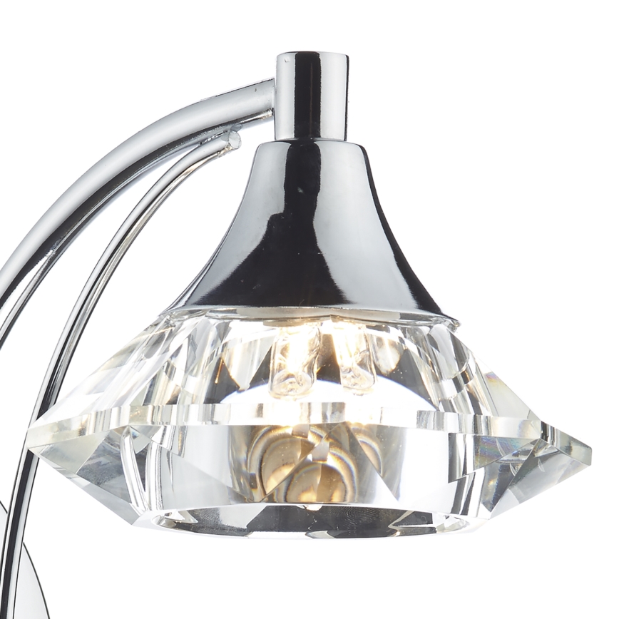 Där Lighting LUT0750 - Nástenné svietidlo LUTHER 1xG9/40W/230V lesklý chróm