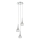 Där Lighting LYA0350 - Závesný luster na lanku LYALL 3xG9/40W/230V lesklý chróm