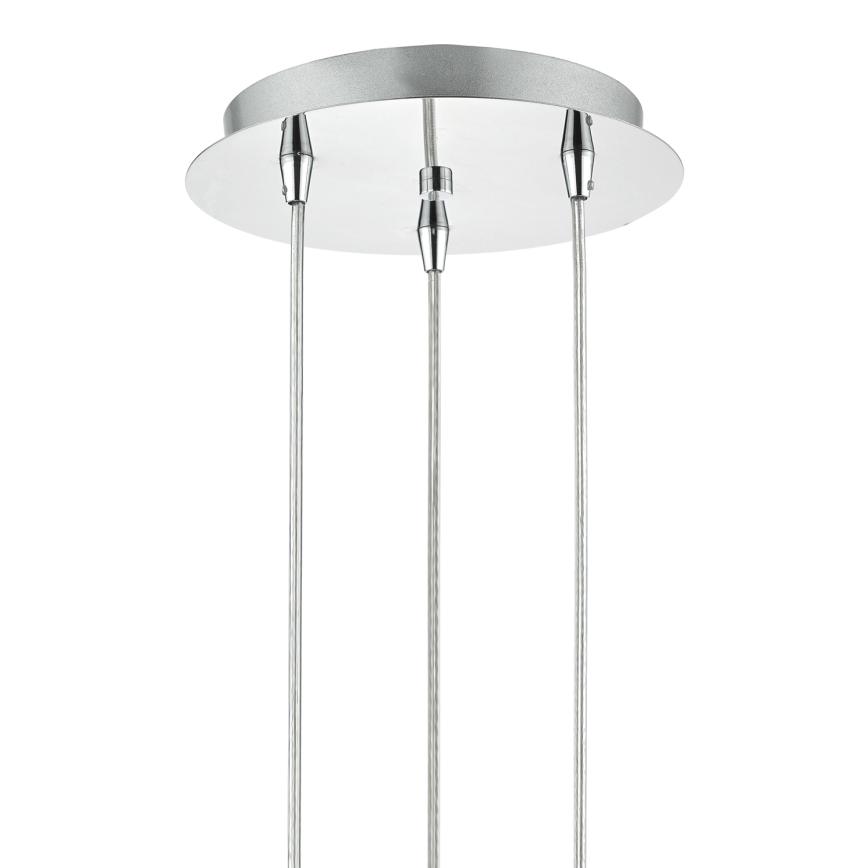 Där Lighting LYA0350 - Závesný luster na lanku LYALL 3xG9/40W/230V lesklý chróm