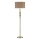 Där Lighting MAD4975 - Stojacia lampa MADRID 1xE27/60W/230V hnedá/mosadz