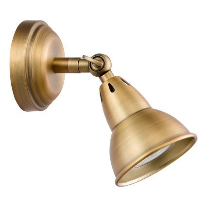 Där Lighting NAT0742 - Nástenné bodové svietidlo NATHANIEL 1xGU10/11W/230V mosadz