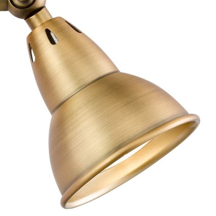 Där Lighting NAT0742 - Nástenné bodové svietidlo NATHANIEL 1xGU10/11W/230V mosadz