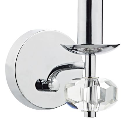 Där Lighting OLE0750 - Nástenné svietidlo OLEANA 1xE14/40W/230V lesklý chróm