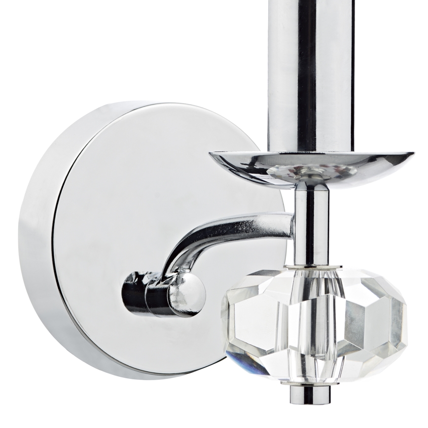 Där Lighting OLE0750 - Nástenné svietidlo OLEANA 1xE14/40W/230V lesklý chróm