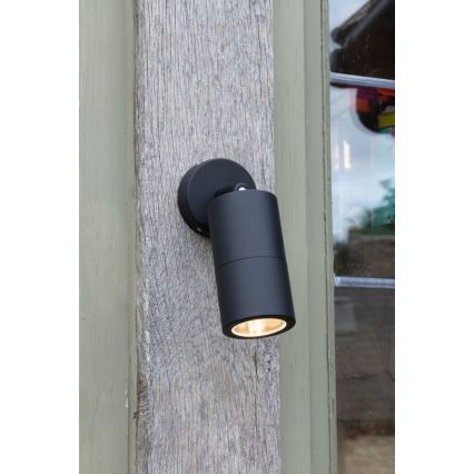 Där Lighting ORT0722 - LED vonkajšie nástenné bodové svietidlo ORTEGA 1xGU10/5W/230V IP65 čierne