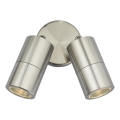 Där Lighting ORT0968 - LED vonkajšie nástenné bodové svietidlo ORTEGA 2xGU10/5W/230V IP65 lesklý chróm