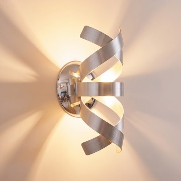 Där Lighting RAW0750 - Nástenné svietidlo RAWLEY 1xG9/25W/230V matný chróm