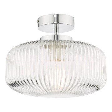Där Lighting RIV5208 - Kúpeľňový prisadený luster RIVA 1xE27/60W/230V IP44 lesklý chróm