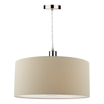 Där Lighting RON6529 - Luster na lanku RONDA 1xE27/60W/230V čierna/béžová