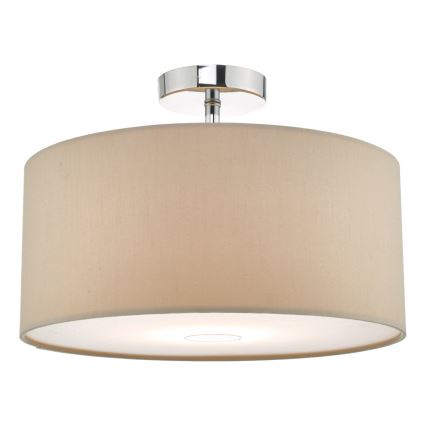 Där Lighting RON6529 - Luster na lanku RONDA 1xE27/60W/230V čierna/béžová
